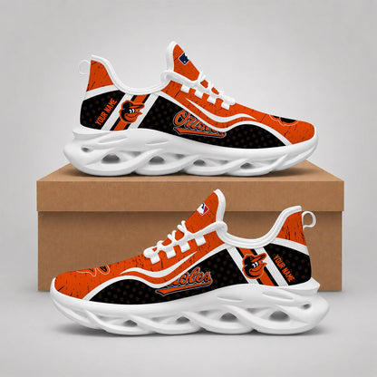 VIRAL EDITION - NEW CUSTOMIZED MLB25 BOS BALTIMORE ORIOLES MAX SOUL SHOES