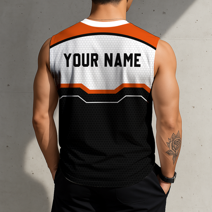 FINAL SALE - NEW CUSTOMIZED MLB25 BOS BALTIMORE ORIOLES MEN'S GYM SHIRT