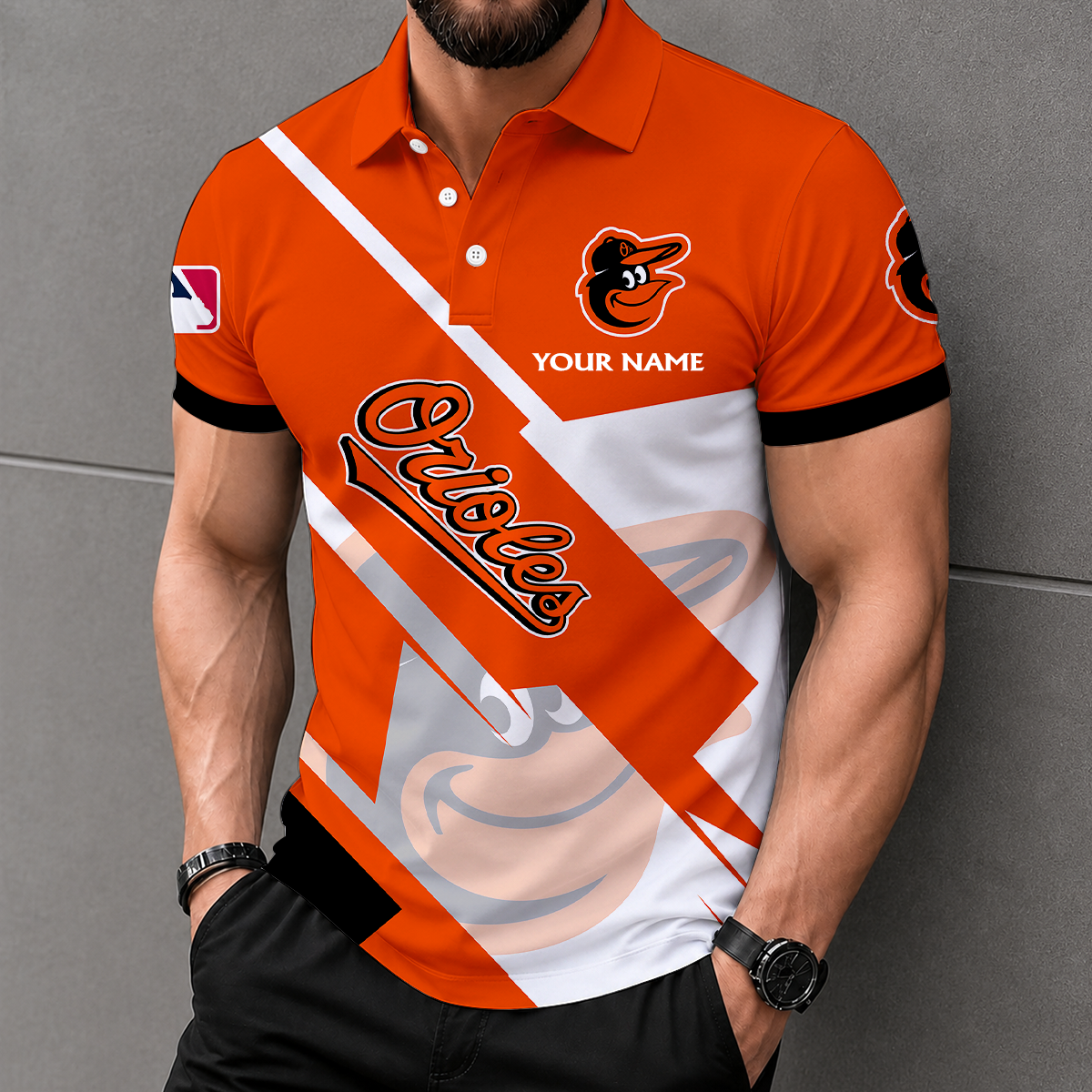 LIMITED EDITION - NEW CUSTOMIZED MLB25 BOS BALTIMORE ORIOLES T-SHIRT, POLO SHIRT, ZIP POLO SHIRT, SWEATSHIRT, HOODIE & ZIP HOODIE