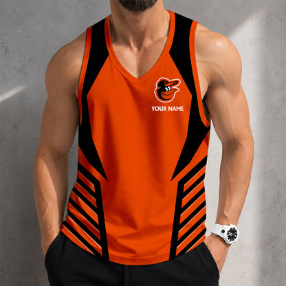 FLASH SALE - NEW CUSTOMIZED MLB25 BALTIMORE ORIOLES UNISEX TANK TOP
