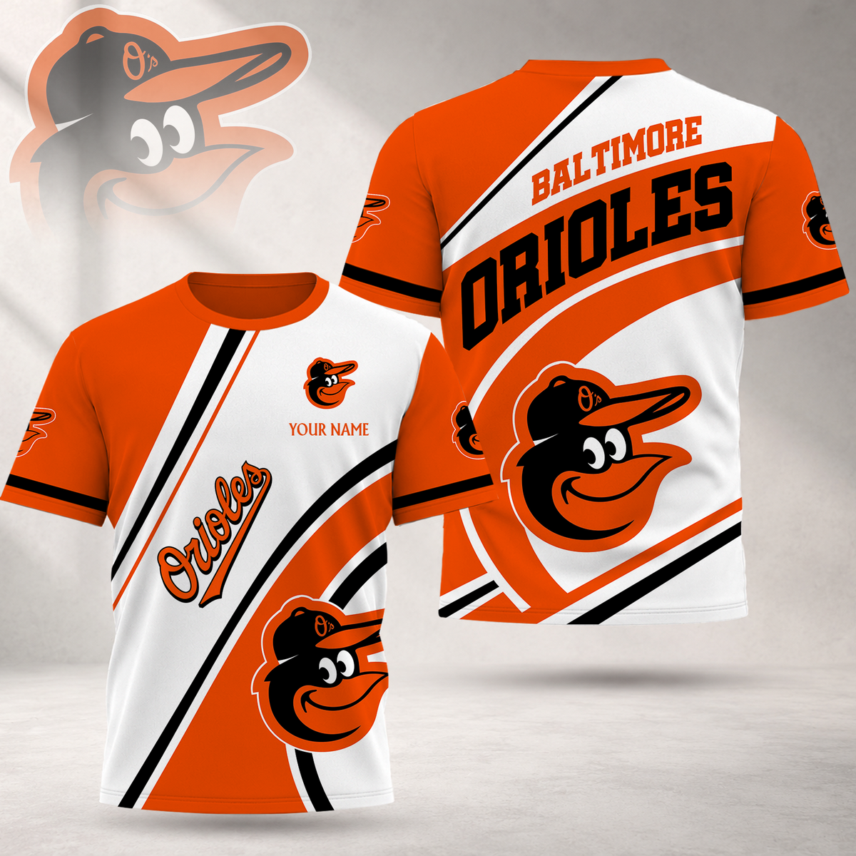 FLASH SALE - NEW CUSTOMIZED MLB25 BOS BALTIMORE ORIOLES T-SHIRT, POLO SHIRT, ZIP POLO SHIRT, SWEATSHIRT, HOODIE & ZIP HOODIE