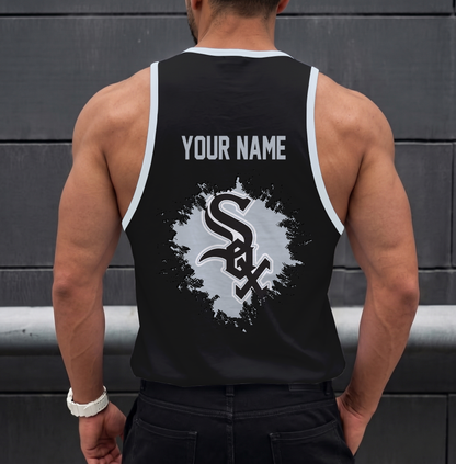 LIMITED EDITION - NEW CUSTOMIZED MLB26 CHICAGO WHITE SOX UNISEX TANK TOP