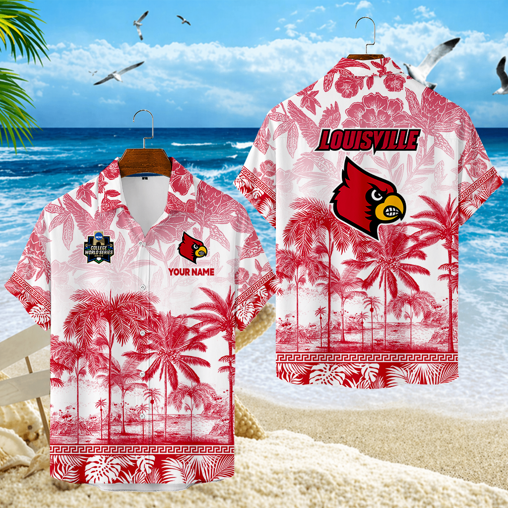 LIMITED EDITION - NEW CUSTOMIZED CWS26 ULC LOUISVILLE CARDINALS UNISEX HAWAIIAN SHIRT