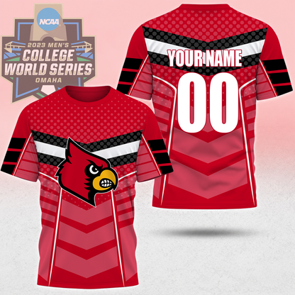 LIMITED EDITION - NEW CUSTOMIZED NCAA CWS26 ULC LOUISVILLE CARDINALS T-SHIRT, POLO SHIRT, ZIP POLO SHIRT, SWEATSHIRT, HOODIE & ZIP HOODIE