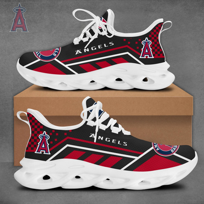 SPECIAL EDITION - NEW CUSTOMIZED MLB27 LAA LOS ANGELES ANGELS MAX SOUL SHOES