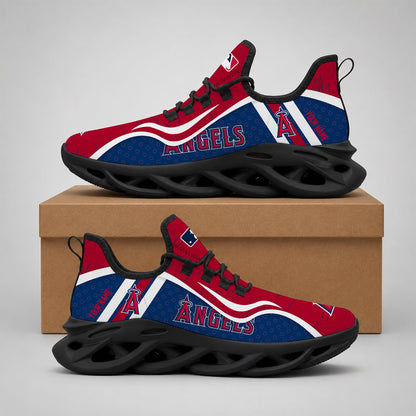 VIRAL EDITION - NEW CUSTOMIZED MLB27 LAA LOS ANGELES ANGELS MAX SOUL SHOES