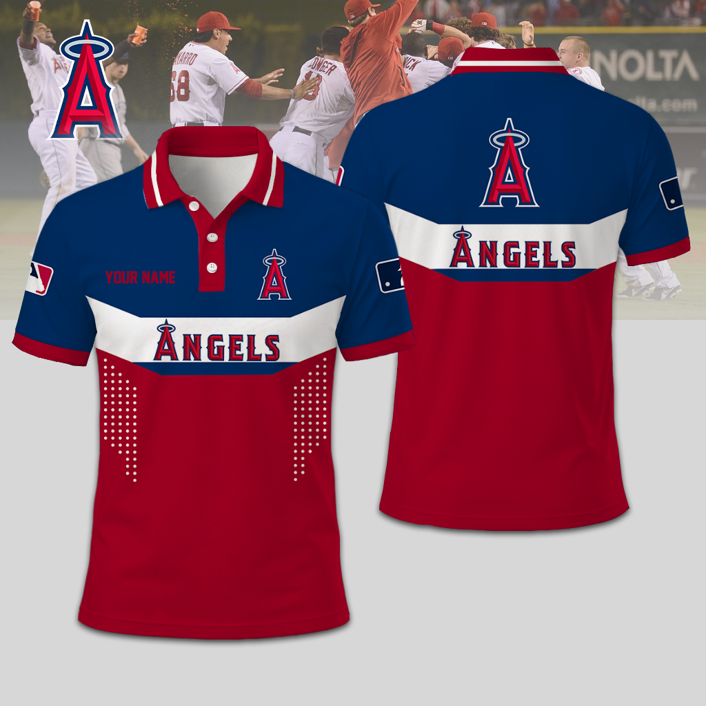 SPECIAL EDITION - NEW CUSTOMIZED MLB27 LAA LOS ANGELES ANGELS T-SHIRT, POLO SHIRT, ZIP POLO SHIRT, SWEATSHIRT, HOODIE & ZIP HOODIE