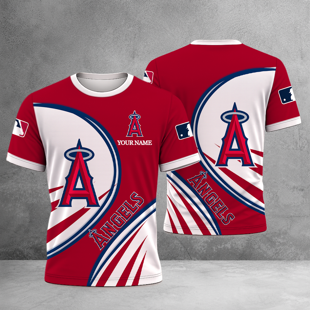 SPECIAL EDITION - NEW CUSTOMIZED MLB27 LAA LOS ANGELES ANGELS T-SHIRT, POLO SHIRT, ZIP POLO SHIRT, SWEATSHIRT, HOODIE & ZIP HOODIE