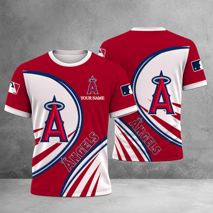 SPECIAL EDITION - NEW CUSTOMIZED MLB27 LAA LOS ANGELES ANGELS T-SHIRT, POLO SHIRT, ZIP POLO SHIRT, SWEATSHIRT, HOODIE & ZIP HOODIE