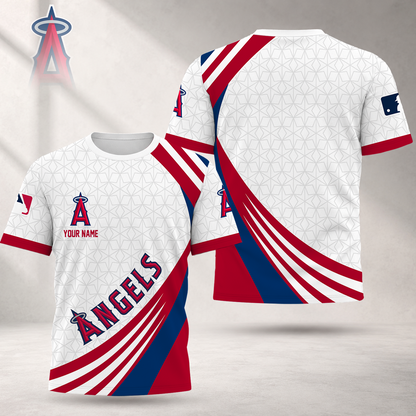 FINAL SALE - NEW CUSTOMIZED MLB27 LAA LOS ANGELES ANGELS T-SHIRT, POLO SHIRT, ZIP POLO SHIRT, SWEATSHIRT, HOODIE & ZIP HOODIE