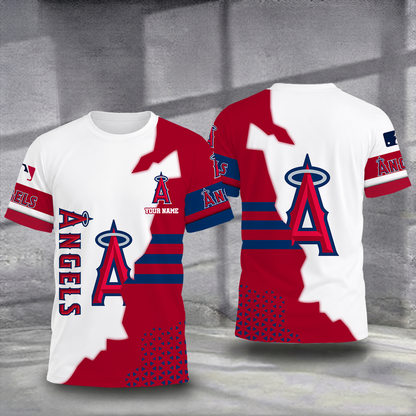 MEGA SALE - NEW CUSTOMIZED MLB27 LAA LOS ANGELES ANGELS T-SHIRT, POLO SHIRT, ZIP POLO SHIRT, SWEATSHIRT, HOODIE & ZIP HOODIE