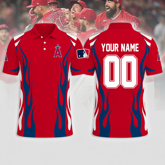 VIRAL EDITION - NEW CUSTOMIZED MLB27 LAA LOS ANGELES ANGELS T-SHIRT, POLO SHIRT, ZIP POLO SHIRT, SWEATSHIRT, HOODIE & ZIP HOODIE