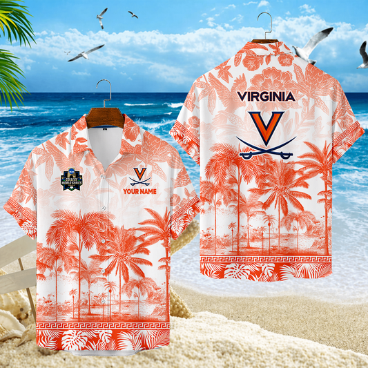 LIMITED EDITION - NEW CUSTOMIZED CWS28 VIC VIRGINIA CAVALIERS UNISEX HAWAIIAN SHIRT