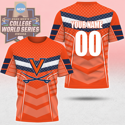 LIMITED EDITION - NEW CUSTOMIZED NCAA CWS28 VIC VIRGINIA CAVALIERS T-SHIRT, POLO SHIRT, ZIP POLO SHIRT, SWEATSHIRT, HOODIE & ZIP HOODIE