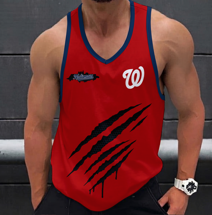 LIMITED EDITION - NEW CUSTOMIZED MLB28 WASHINGTON NATIONALS UNISEX TANK TOP