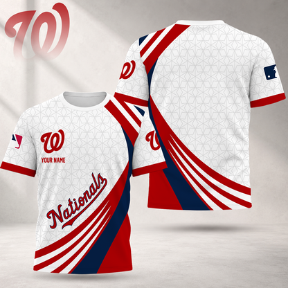 FINAL SALE - NEW CUSTOMIZED MLB28 WNS WASHINGTON NATIONALS T-SHIRT, POLO SHIRT, ZIP POLO SHIRT, SWEATSHIRT, HOODIE & ZIP HOODIE