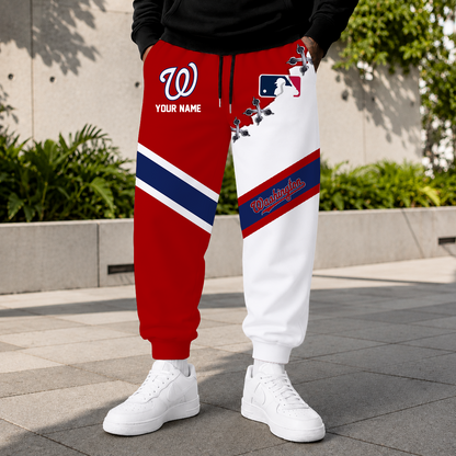 FINAL SALE - NEW CUSTOMIZED MLB28 WNS WASHINGTON NATIONALS SWEATPANTS