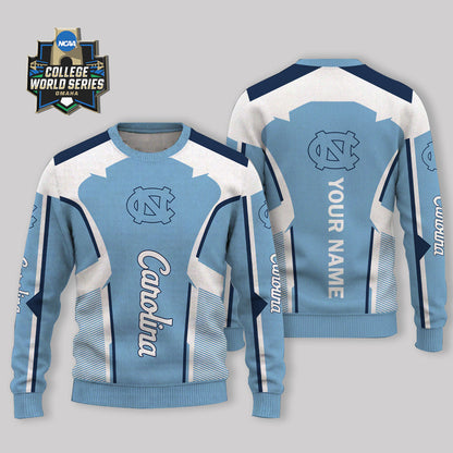 MEGA SALE - NEW CUSTOMIZED NCAA CWS29 NTH NORTH CAROLINA TAR HEELS UGLY SWEATER