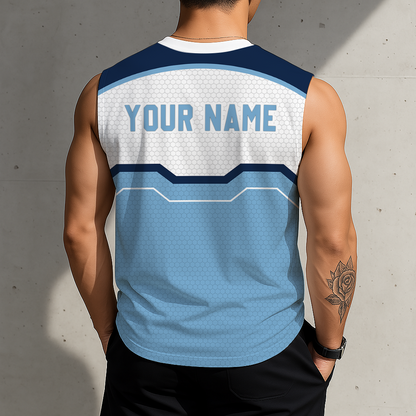 FINAL SALE - NEW CUSTOMIZED NCAA CWS29 NTH NORTH CAROLINA TAR HEELS MEN'S GYM SHIRT