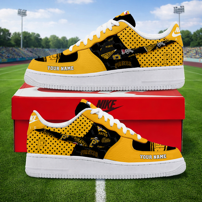 SPECIAL OFFER - NEW CUSTOMIZED MLB29 PHP PITTSBURGH PIRATES AF1 SNEAKERS