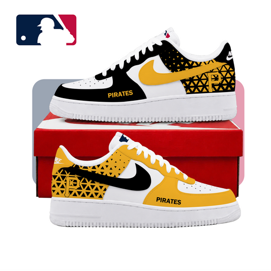 VIRAL EDITION - NEW CUSTOMIZED MLB29 PHP PITTSBURGH PIRATES AF1 SHOES