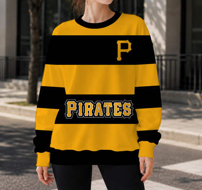 FINAL SALE - NEW CUSTOMIZED MLB29 PHP PITTSBURGH PIRATES UNISEX SWEATSHIRT