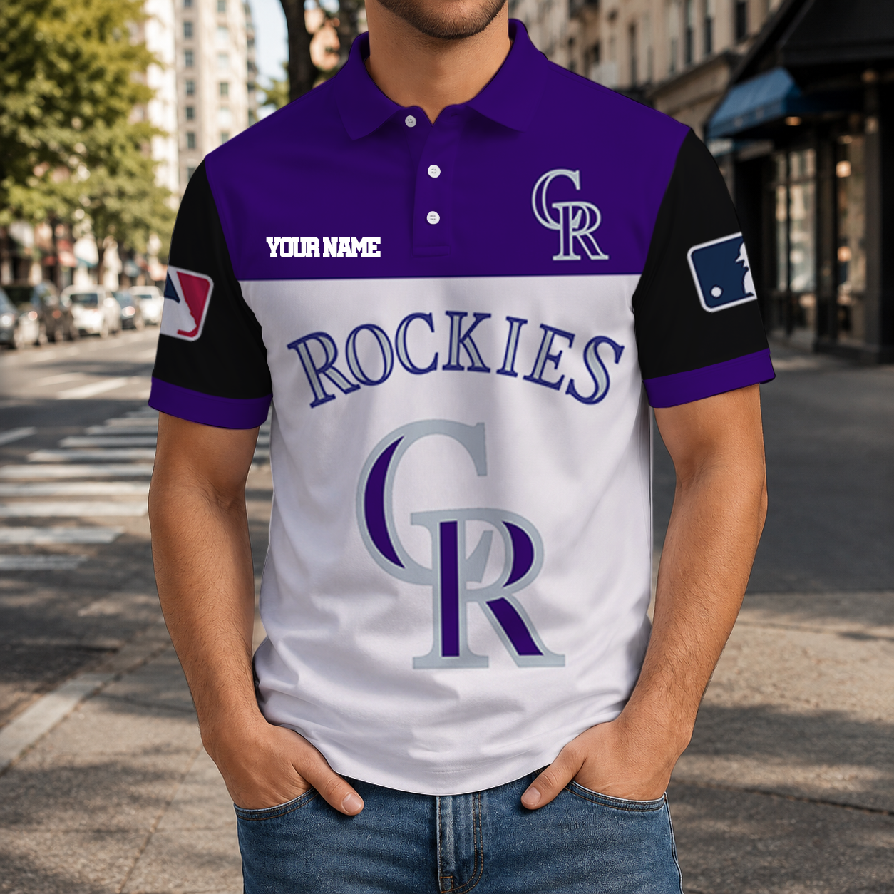 HOT DEAL - NEW CUSTOMIZED MLB30 COR COLORADO ROCKIES T-SHIRT, POLO SHIRT, ZIP POLO SHIRT, SWEATSHIRT, HOODIE & ZIP HOODIE