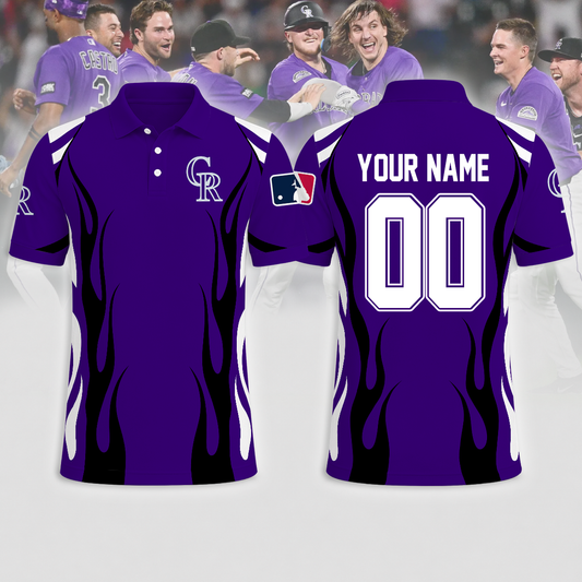 VIRAL EDITION - NEW CUSTOMIZED MLB30 COR COLORADO ROCKIES T-SHIRT, POLO SHIRT, ZIP POLO SHIRT, SWEATSHIRT, HOODIE & ZIP HOODIE