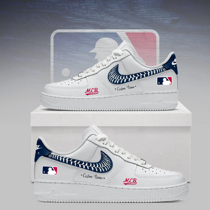 LIMITED EDITION - NEW CUSTOMIZED MLB31 MAJOR LEAGUE BASEBALL AF1 SNEAKERS
