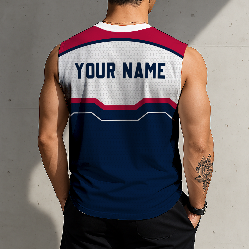 FINAL SALE - NEW CUSTOMIZED MLB31 MAJOR LEAGUE BASEBALL MEN'S GYM SHIRT
