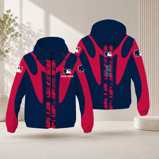 LIMITED EDITION - NEW CUSTOMIZED MLB31 MAJOR LEAGUE BASEBALL WINDBREAKER JACKET