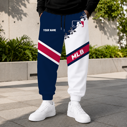 FINAL SALE - NEW CUSTOMIZED MLB31 MAJOR LEAGUE BASEBALL SWEATPANTS