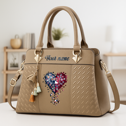 LIMITED EDITION - NEW CUSTOMIZED MLB32 MLB ALL TEAMS ZIP HANDBAG MULTICOLOR