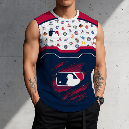 FINAL SALE - NEW CUSTOMIZED MLB32 MLB ALL TEAMS MEN'S GYM SHIRT