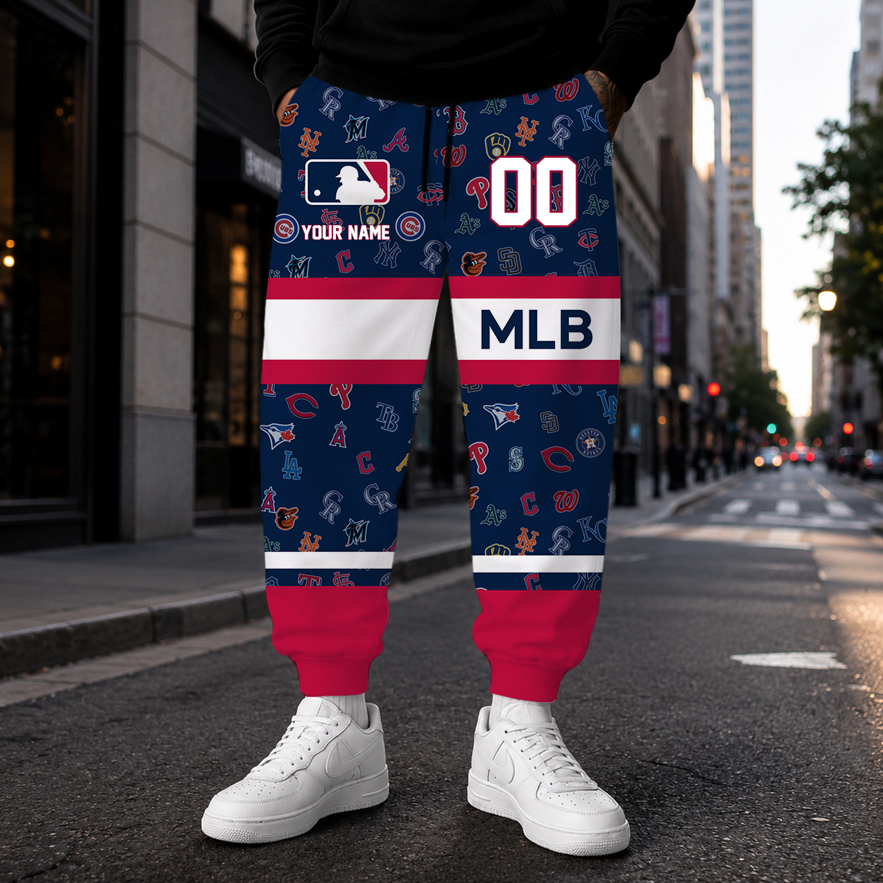 EXCLUSIVE EDITION - NEW CUSTOMIZED MLB32 MLB ALL TEAMS SWEATPANTS