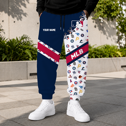 FINAL SALE - NEW CUSTOMIZED MLB32 MLB ALL TEAMS SWEATPANTS