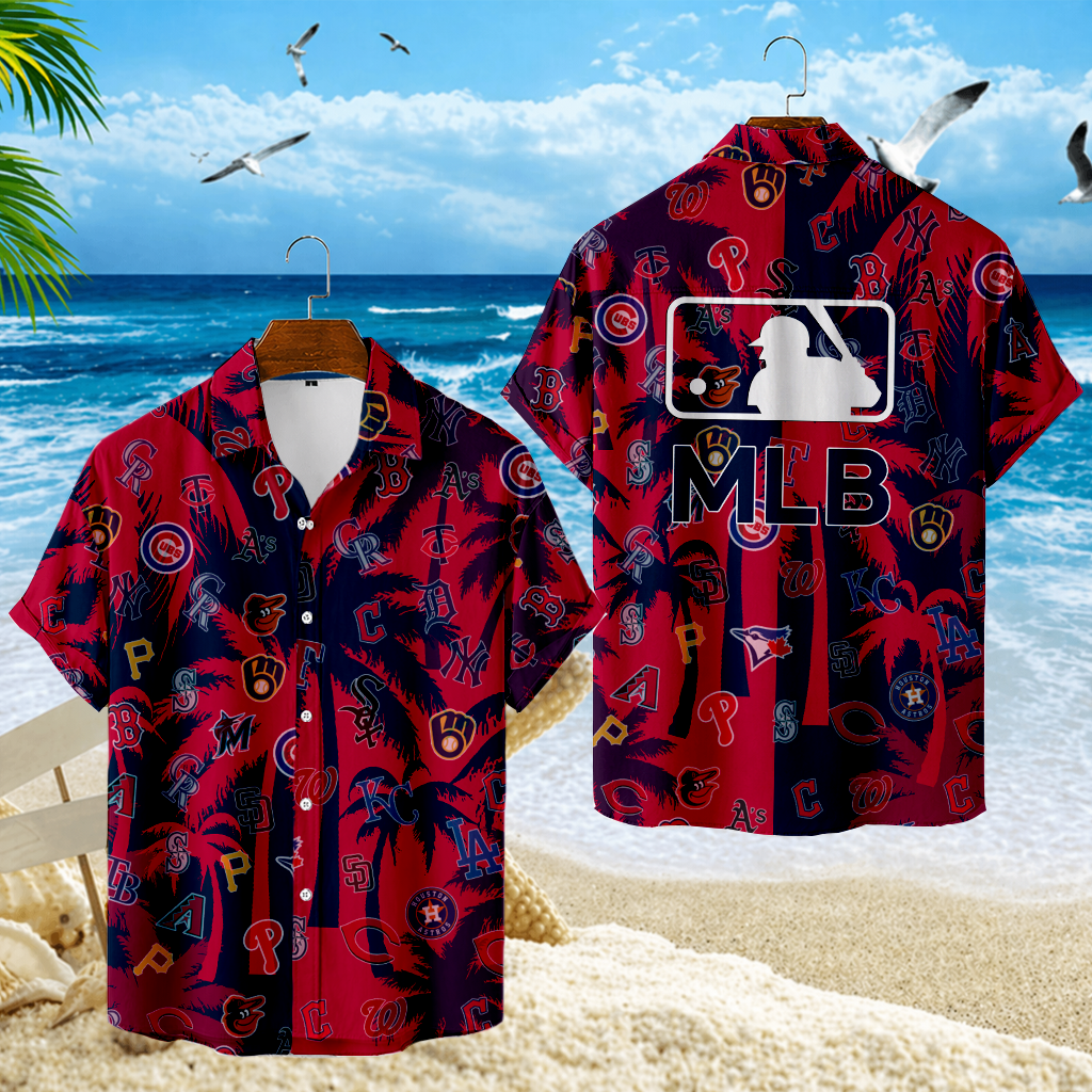 LIMITED EDITION - NEW CUSTOMIZED MLB32 MLB ALL TEAMS UNISEX HAWAIIAN SHIRT