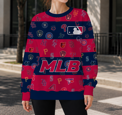 FINAL SALE - NEW CUSTOMIZED MLB32 MLB ALL TEAMS UNISEX SWEATSHIRT