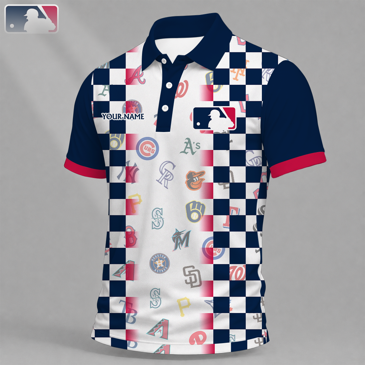 FINAL SALE - NEW CUSTOMIZED MLB32 ALL TEAMS T-SHIRT, POLO SHIRT, ZIP POLO SHIRT, SWEATSHIRT, HOODIE & ZIP HOODIE