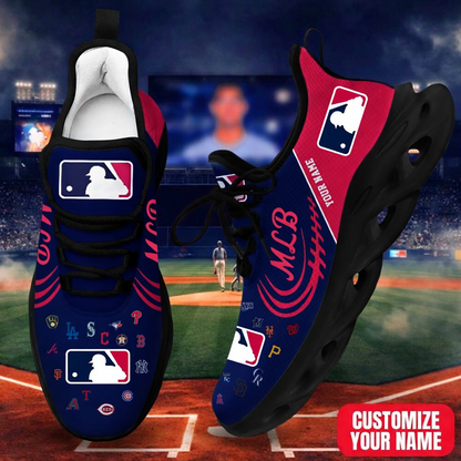 LIMITED EDITION - NEW CUSTOMIZED MLB32 MLB ALL TEAMS PREMIUM CLUNKY SNEAKERS