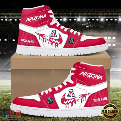 LIMITED EDITION - NEW CUSTOMIZED NCAA COLLEGE WORLD SERIES 06 ARIZONA WILDCATS AIR JORDAN SHOES