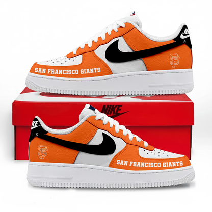 LIMITED EDITION - NEW CUSTOMIZED MLB06 SFG SAN FRANCISCO GIANTS AF1 SNEAKERS