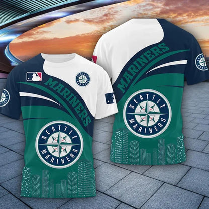 LIMITED EDITION - NEW CUSTOMIZED MLB14 SMS SEATTLE MARINERS UNISEX T-SHIRT, POLO, HOODIE & JACKETS